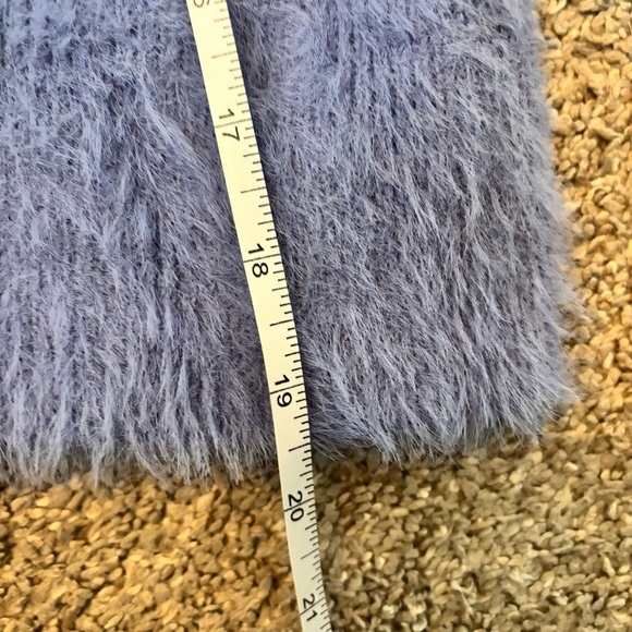 ASTR Women's Veda Sweater V Neck Wrap Blue Size Small - Picture 9 of 9